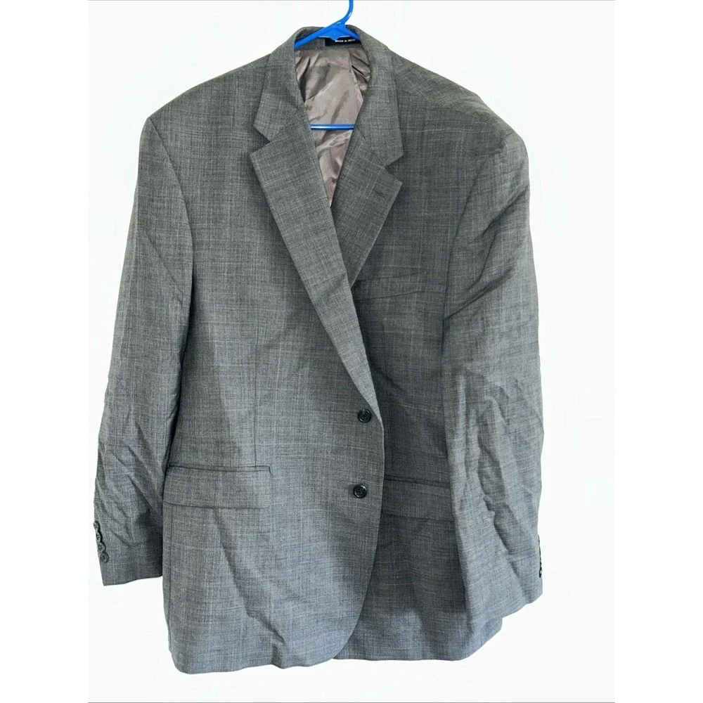 Lauren Ralph Lauren Mens Suit Gray  Jacket Blazer 50R,W40,L42 2Pc